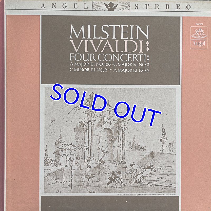 画像1: ナタン・ミルシテイン(Vn）/ヴィヴァルディ：ヴァイオリン、弦楽とチェンバロのための４つの協奏曲 (1)