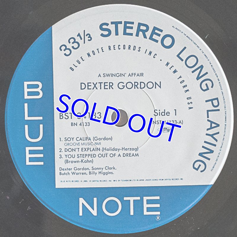 画像3: デクスター・ゴードン(ts)/ア・スウィンギン・アフェア (3)