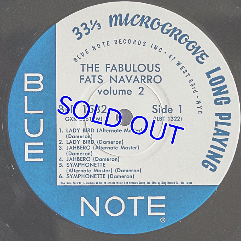 画像3: ファッツ・ナヴァロ(tp)/ザ・ファビュラス第2集(キング盤) (3)