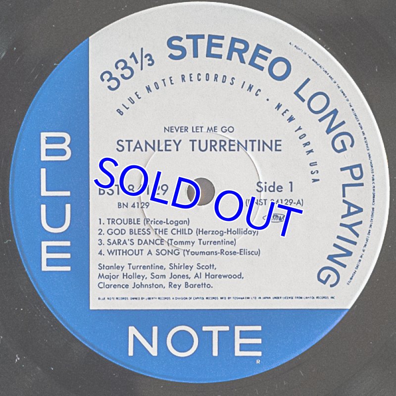 画像3: スタンリー・タレンタイン(ts)/ネヴァー・レット・ミー・ゴー (3)