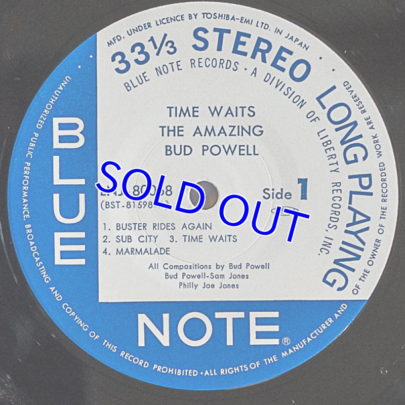 画像3: バド・パウエル(p)/タイム・ウェイツ (3)