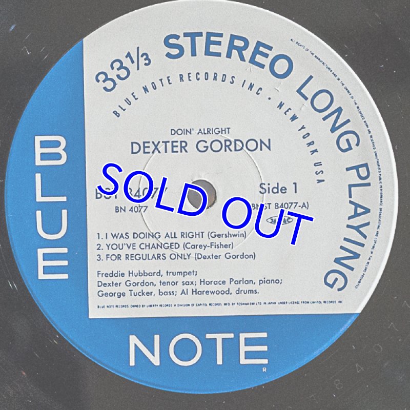 画像3: デクスター・ゴードン(ts)/ドゥーイン・オールライト (3)