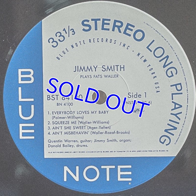 画像3: ジミー・スミス(org)/プレイズ・ファッツ・ウォーラー (3)