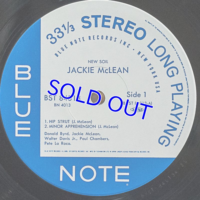 画像3: ジャッキー・マクリーン（as）/ニュー・ソイル (3)