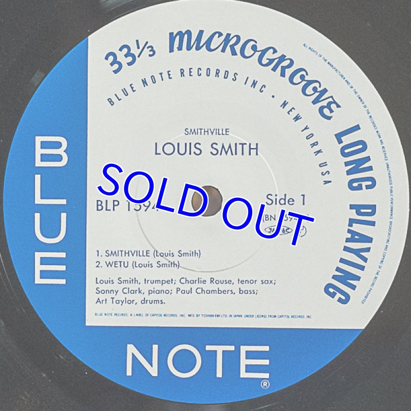 画像3: ルイ・スミス（tp）/スミスヴィル（ライナー欠品） (3)