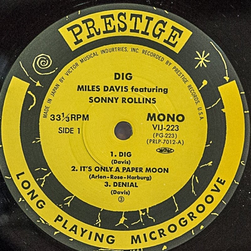 画像3: マイルス・デイヴィス(tp)/ディグ VIJ三桁盤 (3)