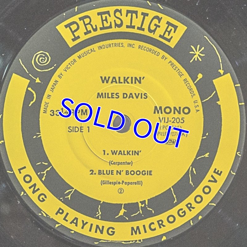 画像3: マイルス・デイヴィス（tp）/ウォーキン　VIJ三桁盤 (3)