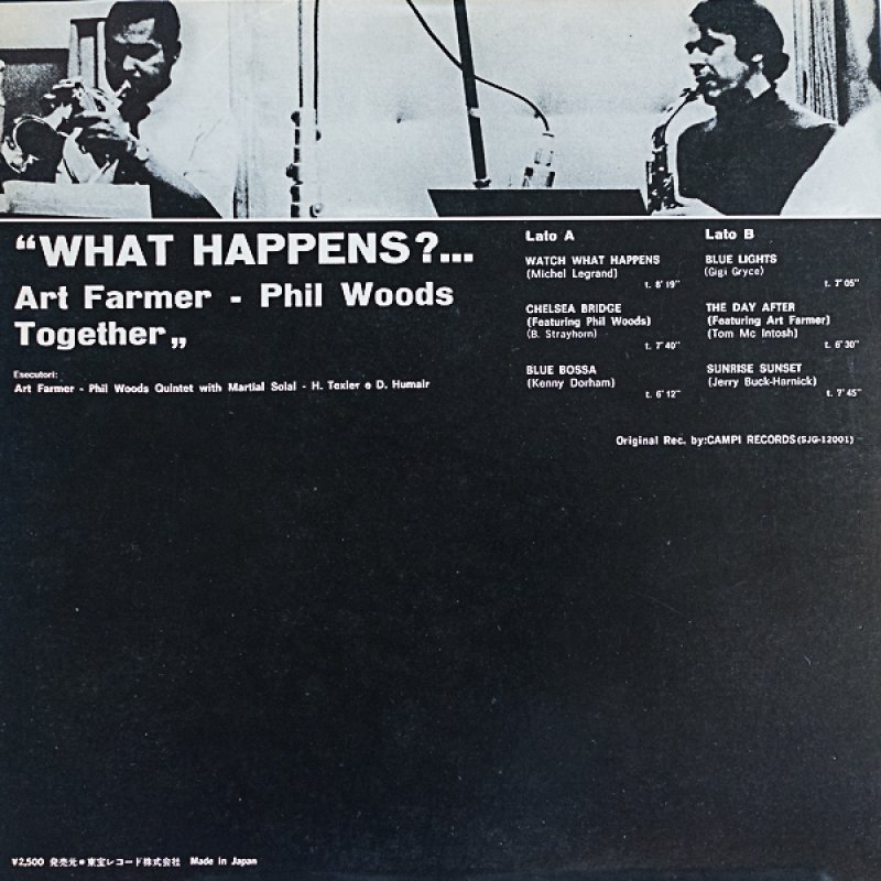 画像2: アート・ファーマー&フィル・ウッズ/ホワット・ハプンズ (2)