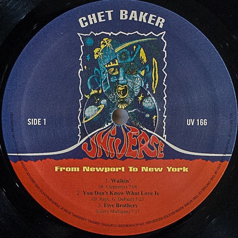 画像5: チェット・ベイカー(tp)/FROM NEWPORT TO NEW YORK(EU盤) (5)