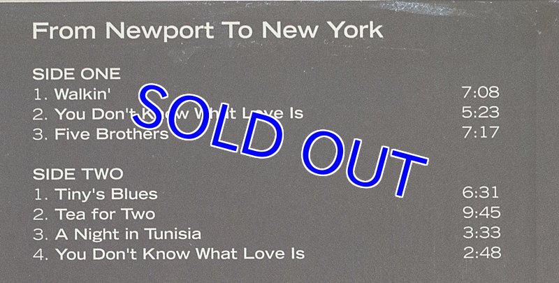 画像3: チェット・ベイカー（tp）/FROM NEWPORT TO NEW YORK（EU盤） (3)