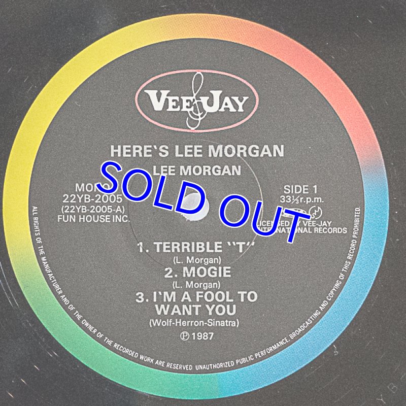 画像3: リー・モーガン(tp)/ヒアーズ・リー・モーガン (3)