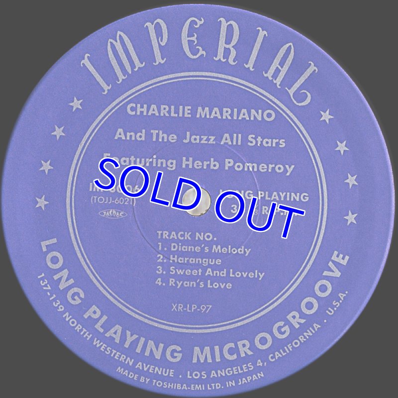 画像3: チャーリー・マリアーノ(as)/ウィズ・ヒズ・ジャズ・グループ (3)