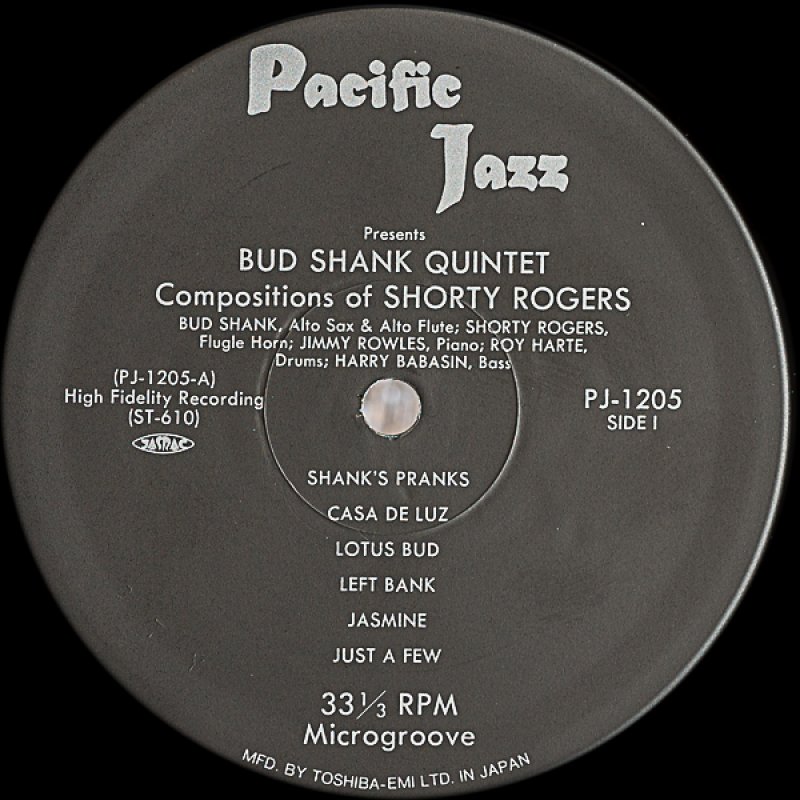 画像3: バド・シャンク(as)/昼と夜のバド・シャンク (3)