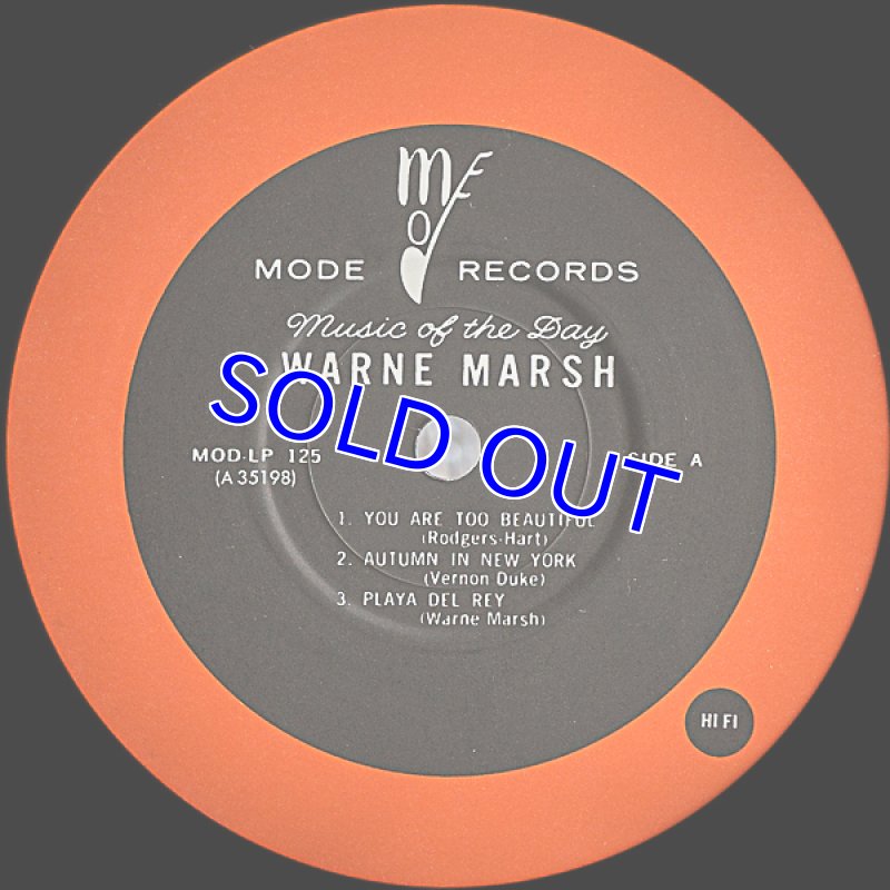 画像3: ウォーン・マーシュ(ts)/ウォーン・マーシュ・カルテット (3)