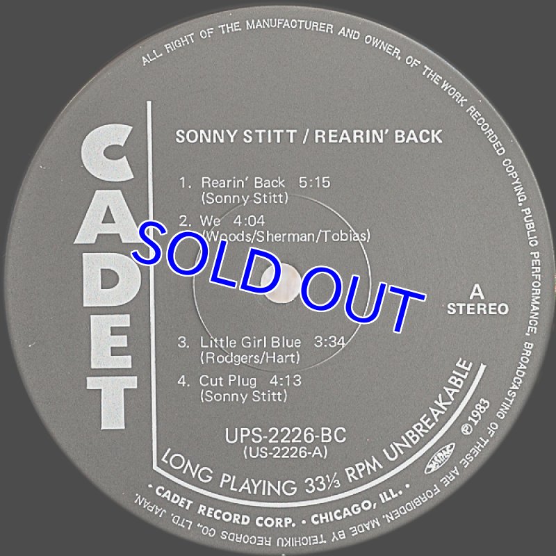 画像3: ソニー・ステット(as)/リアリン・バック (3)