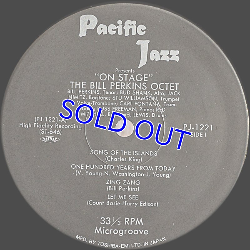 画像3: ビル・パーキンス・オクテット/オン・ステージ (3)