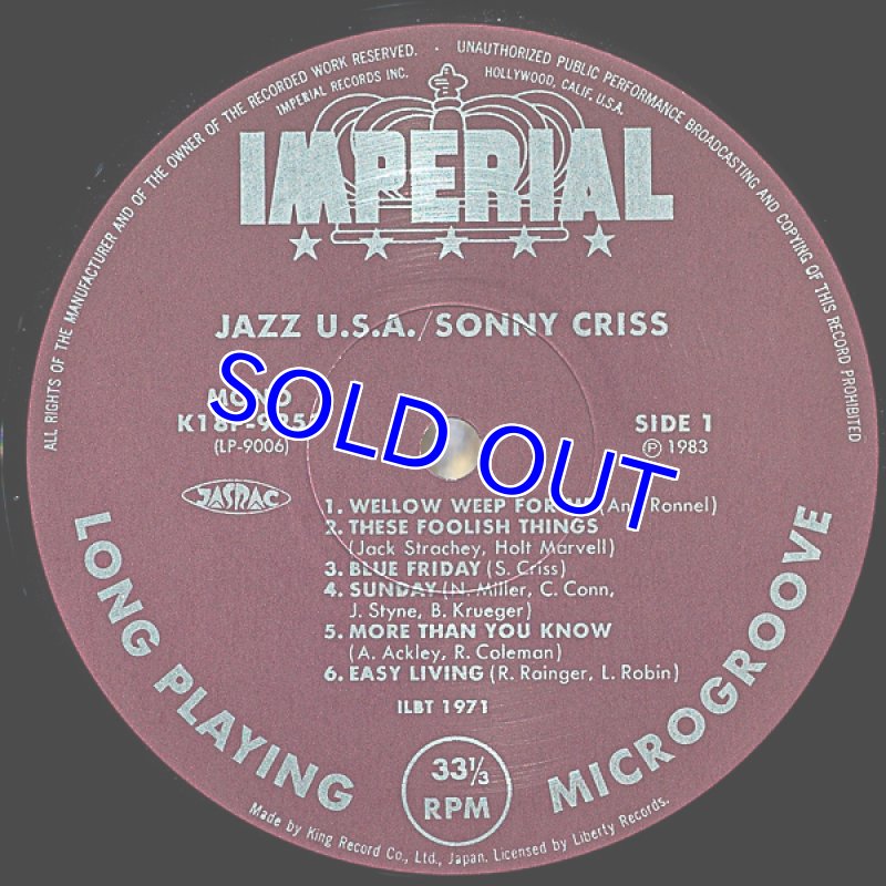 画像3: ソニー・クリス(as)/ジャズU.S.A.(キング盤) (3)