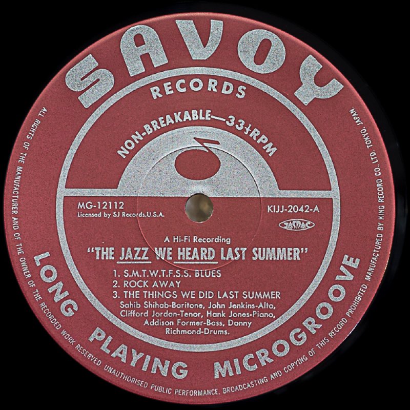 画像3: サヒブ・シハブ他/ザ・ジャズ・ウィー・ハード・ラスト・サマー (3)