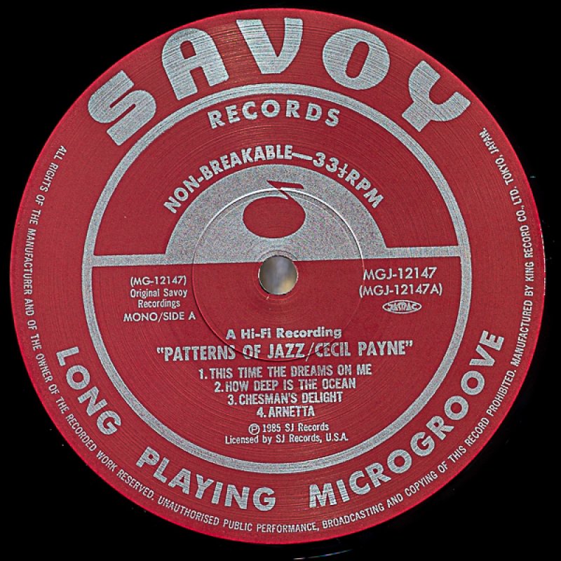 画像3: セシル・ペイン(bs)/パターンズ・オブ・ジャズ (3)