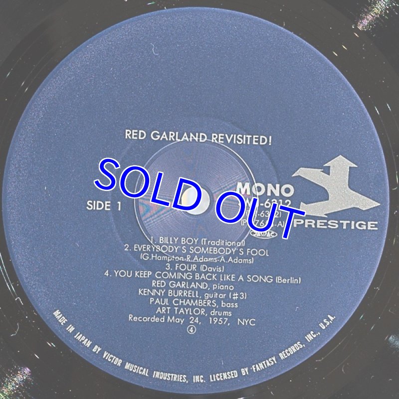 画像3: レッド・ガーランド（p）/リヴィジテッド！（MONO） (3)