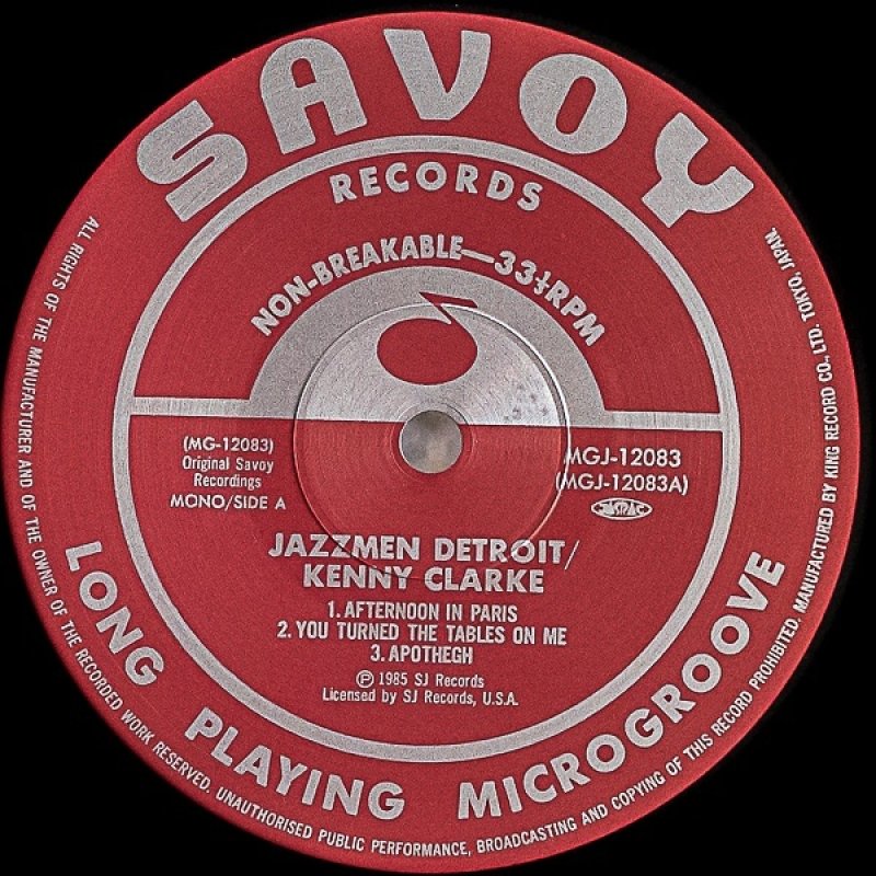 画像3: ケニー・クラーク（ds）/ジャズマン・デトロイト (3)