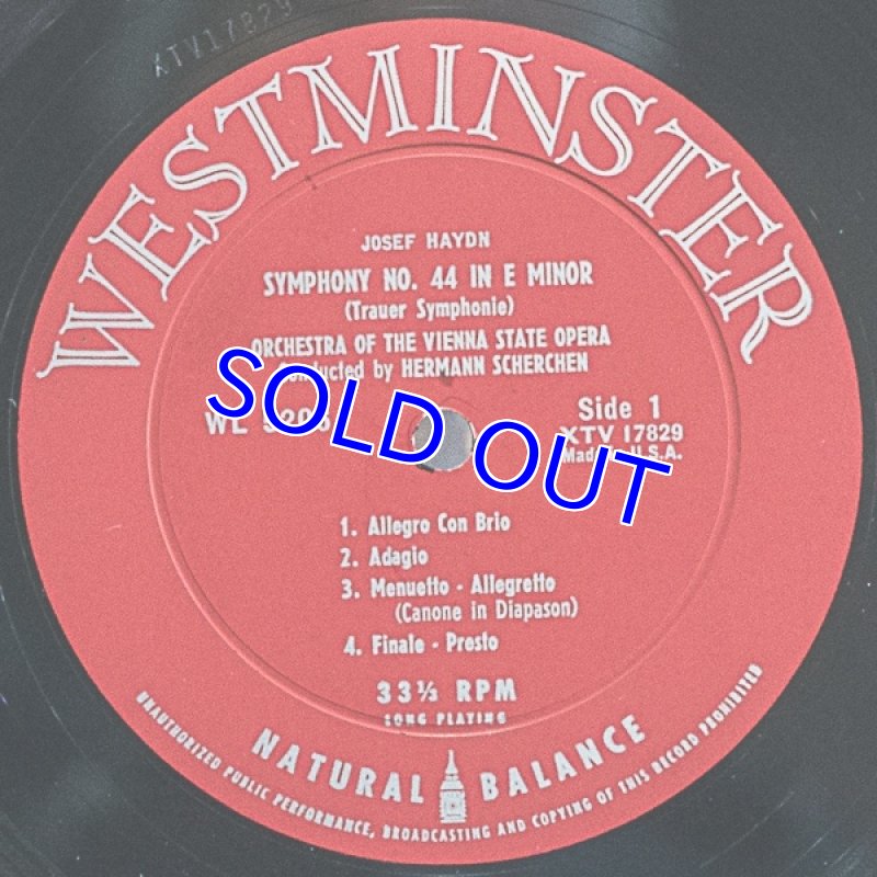画像3: ヘルマン・シェルヘン指揮/ハイドン:交響曲第44番、第49番 (3)
