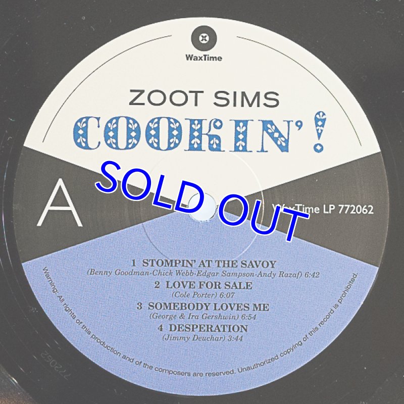 画像3: ズート・シムス（ts）/COOKIN'! (3)