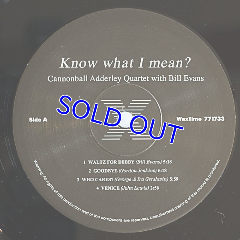 画像3: キャノンボール・アダレイ・セクステット/KNOW WHAT I MEAN (3)