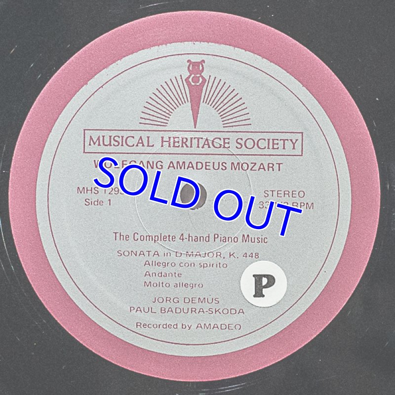 画像3: イェルク・デムス＆パウル・パドゥラ=スコダ/モーツァルト：4手のためのピアノ・ソナタ全曲 (3)