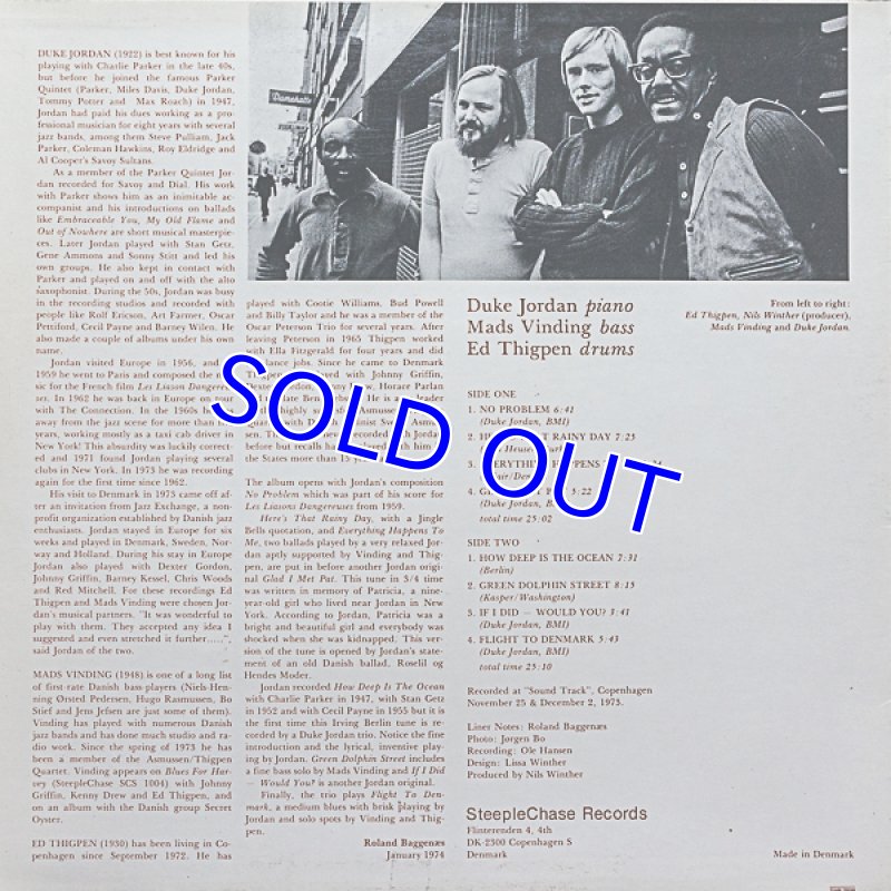 画像2: デューク・ジョーダン・トリオ/FLIGHT TO DENMARK (2)