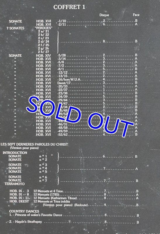 画像9: ワリド・アクル（pf）/ハイドン:ピアノ・ソナタ集（２BOXSET 16LP） (9)