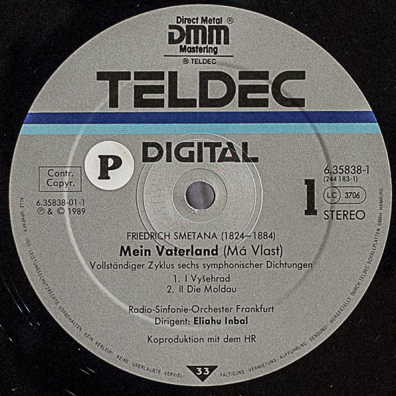 画像3: エリアフ・インバル指揮/スメタナ:わが祖国(2枚組) (3)