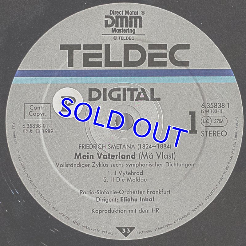 画像3: エリアフ・インバル指揮/スメタナ：わが祖国（2枚組） (3)