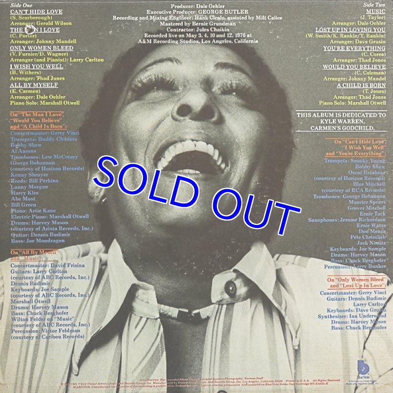 画像2: カーメン・マクレー（Vo）/CAN'T HIDE LOVE (2)