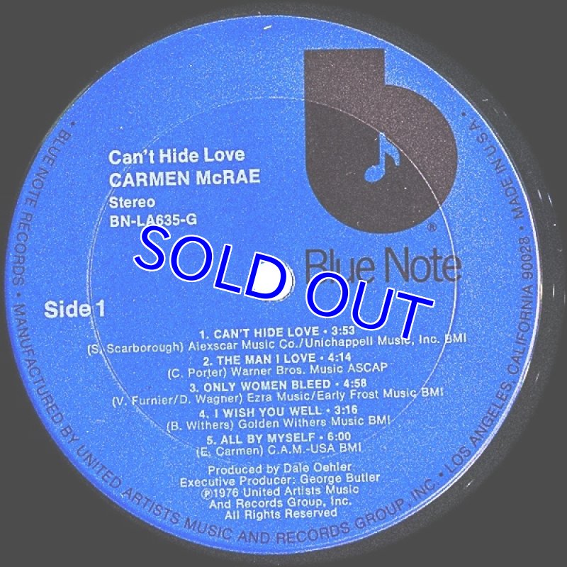 画像3: カーメン・マクレー（Vo）/CAN'T HIDE LOVE (3)