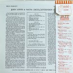 画像2: ジョン・ルイス（p）/アフターヌーン・イン・パリ（見本盤） (2)