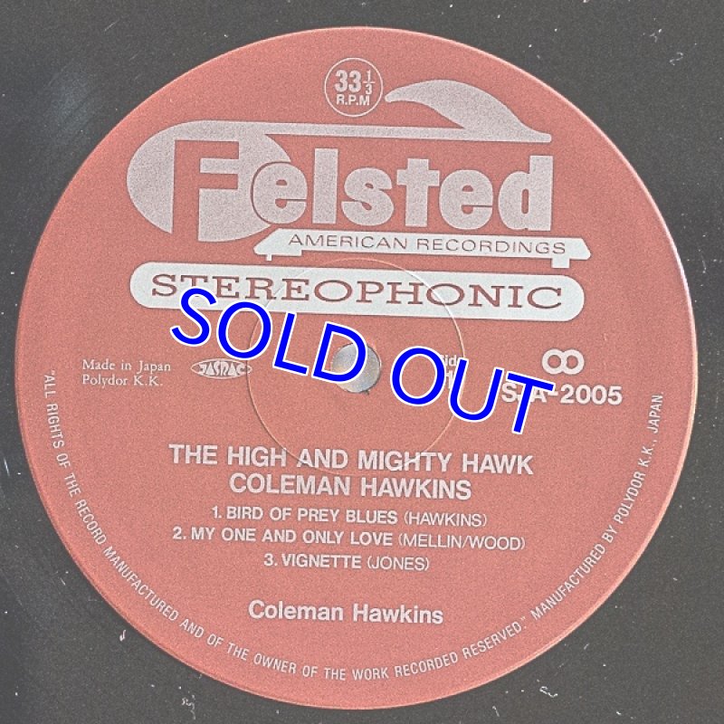 画像3: コール、アン・ホーキンス(ts)/ハイ・アンド・マイティ・ホーク (3)