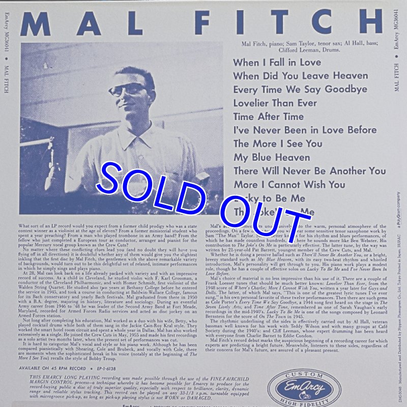 画像2: マル・フィッチ/マル・フィッチ (2)