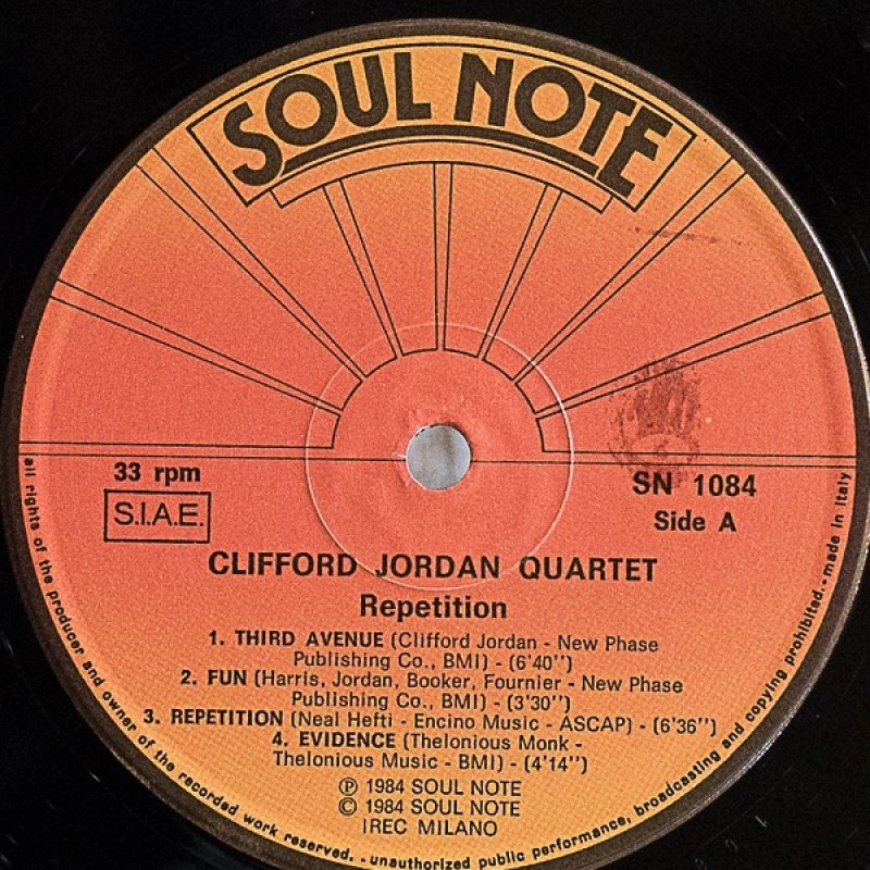 画像3: クリフ・ジョーダン・カルテット/REPETITION (3)