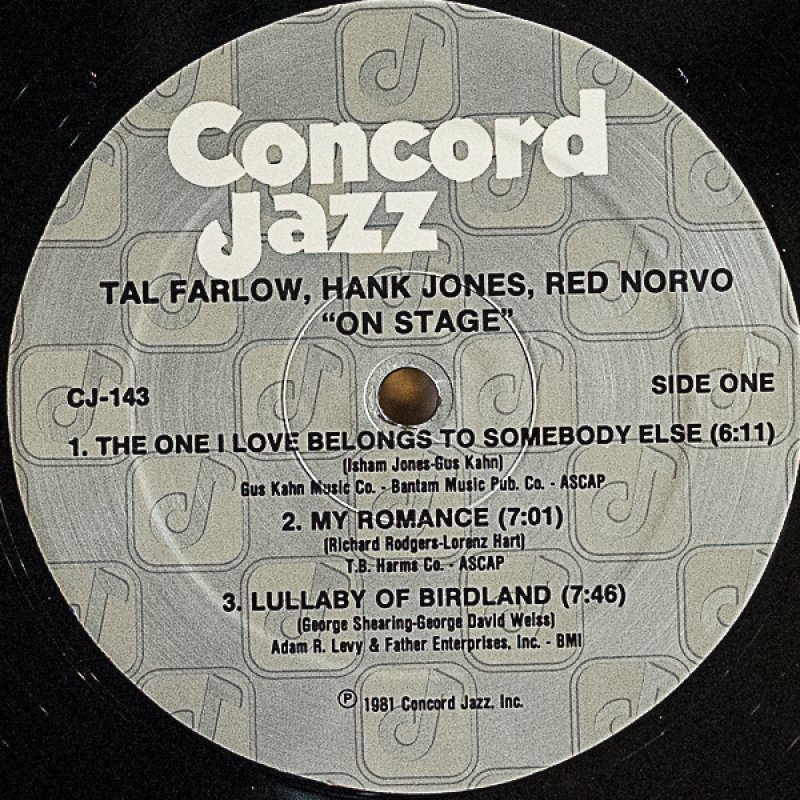 画像3: タル・ファーロ(g）他/TAL FARLOW HANK JONS RED NORVO ON SYAGE (3)