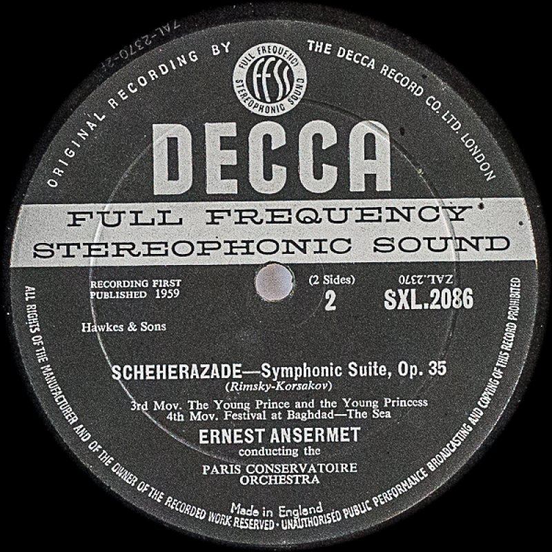 画像4: エルネスト・アンセルメ/リムスキー＝コルサコフ:シェヘラザード (4)