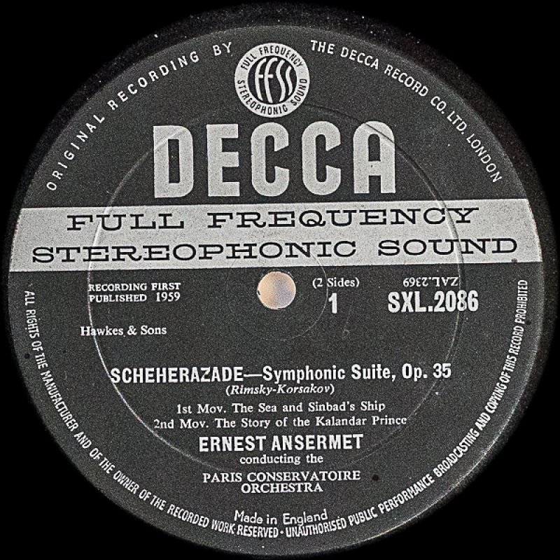 画像3: エルネスト・アンセルメ/リムスキー＝コルサコフ:シェヘラザード (3)