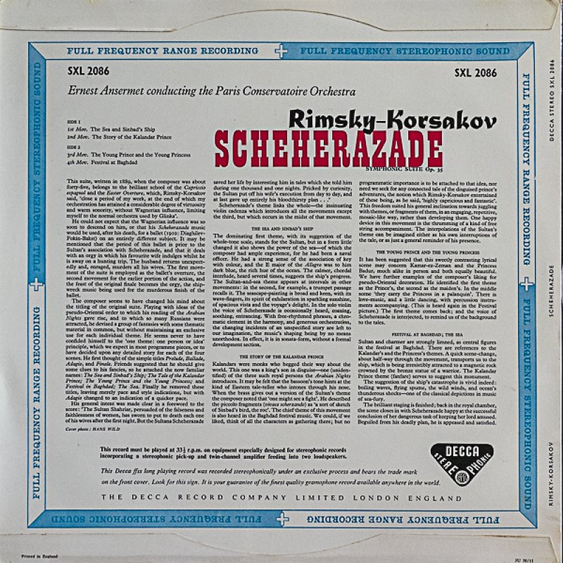 画像2: エルネスト・アンセルメ/リムスキー＝コルサコフ:シェヘラザード (2)