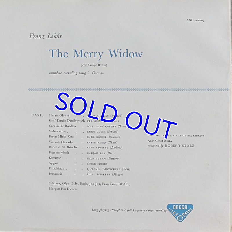 画像2: ロベルト・シュトルツ指揮/レハール：メリー・ウィドウ (2)