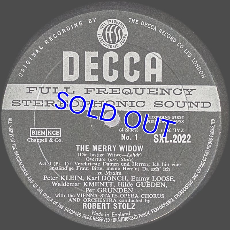 画像3: ロベルト・シュトルツ指揮/レハール：メリー・ウィドウ (3)