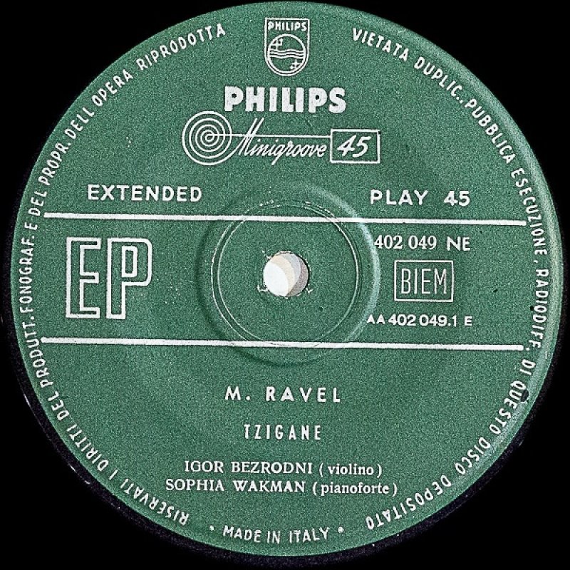 画像3: イーゴリ・べズロドニー（Vn）/ラヴェル：ツィガーヌ (3)