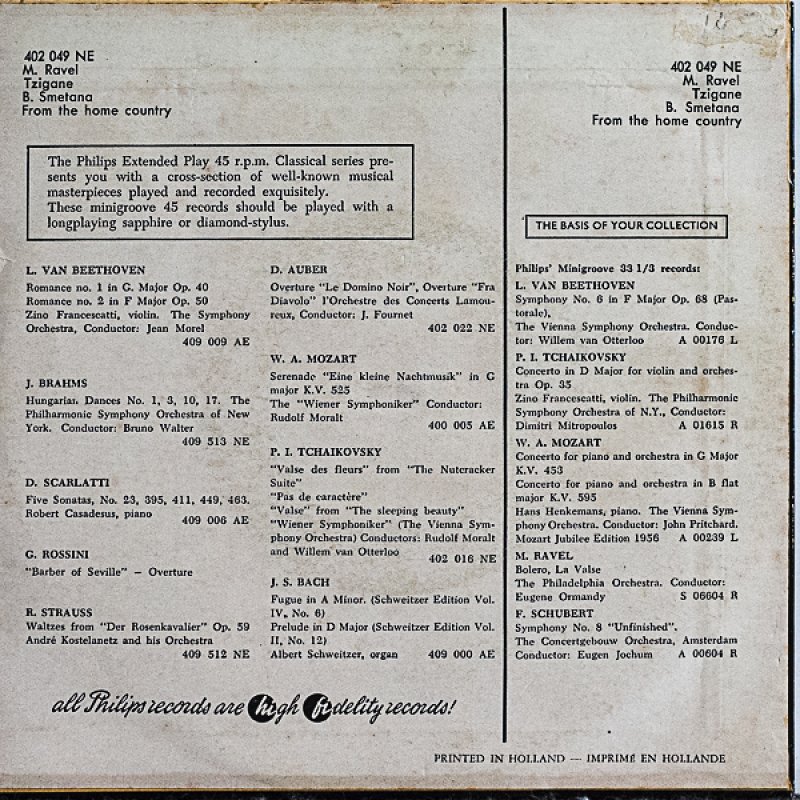 画像2: イーゴリ・べズロドニー（Vn）/ラヴェル：ツィガーヌ (2)