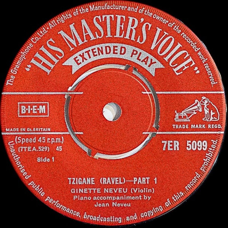 画像4: ジネット・ヌブー（Vn）/ラヴェル：ツィガーヌ (4)