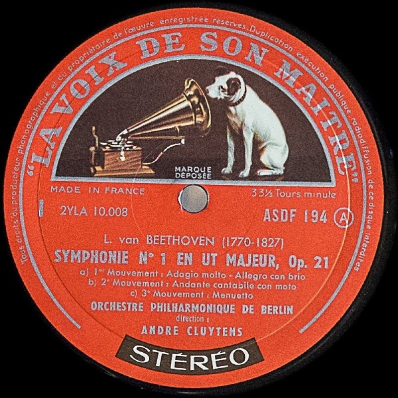 画像3: アンドレ・クリュイタンス指揮/ベートーヴェン:交響曲第1番ハ長調作品21 (3)