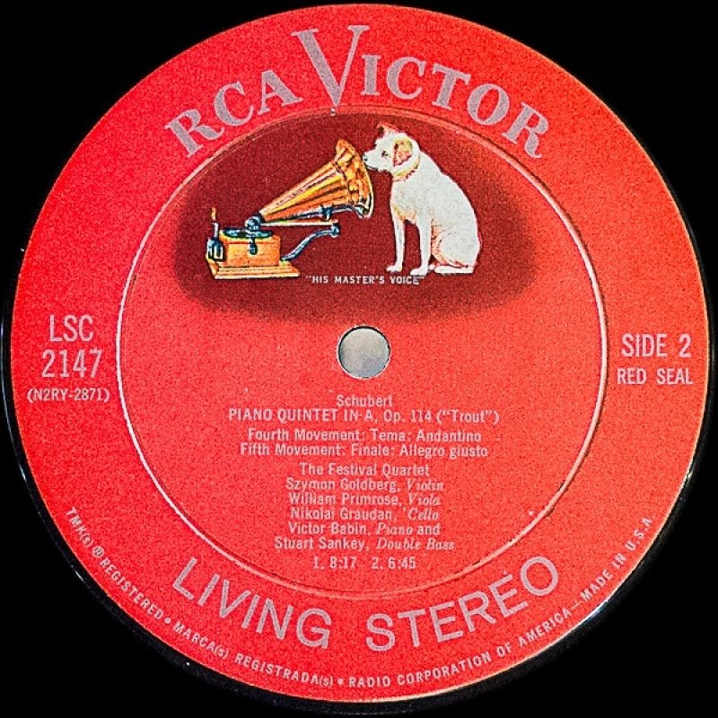 画像4: シモン・ゴールドベルク（Vn）/シューベルト：ピアノ五重奏曲　鱒 (4)